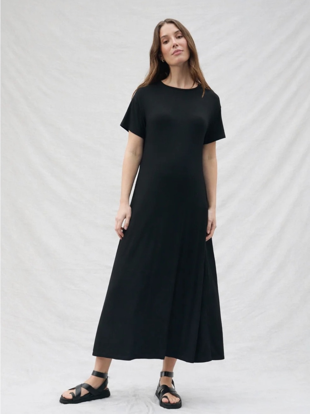 Bumpsuit The Weekend Dress Black Maternity Size XL
